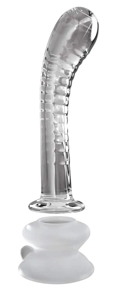Icicles Glasdildo - G-Punkt Stimulation, Saugfuß, Strap-on kompatibel Icicles Glasdildo - G-Punkt Stimulation, Saugfuß, Strap-on kompatibel