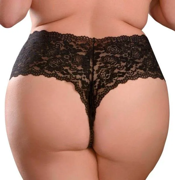 HookUp Panties - Spitzen-String mit Doppel-Perlenkette HookUp Panties - Spitzen-String mit Doppel-Perlenkette