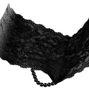 HookUp Panties - Spitzen-String mit Doppel-Perlenkette HookUp Panties - Spitzen-String mit Doppel-Perlenkette – Bild 4