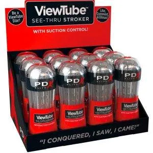 PDX Elite ViewTube - Transparenter Masturbator im Display
