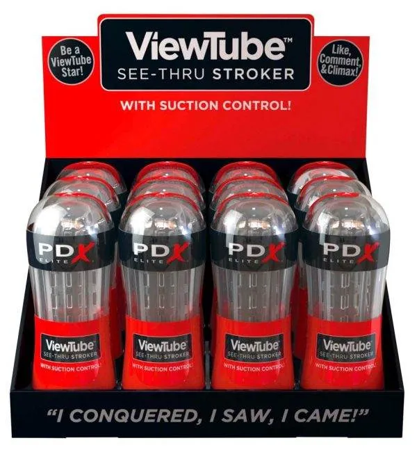 PDX Elite ViewTube - Transparenter Masturbator im Display PDX Elite ViewTube - Transparenter Masturbator im Display
