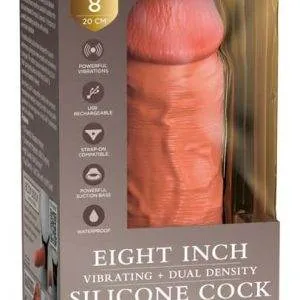 King Cock Elite Vibrating + Dual Density Naturvibrator 8