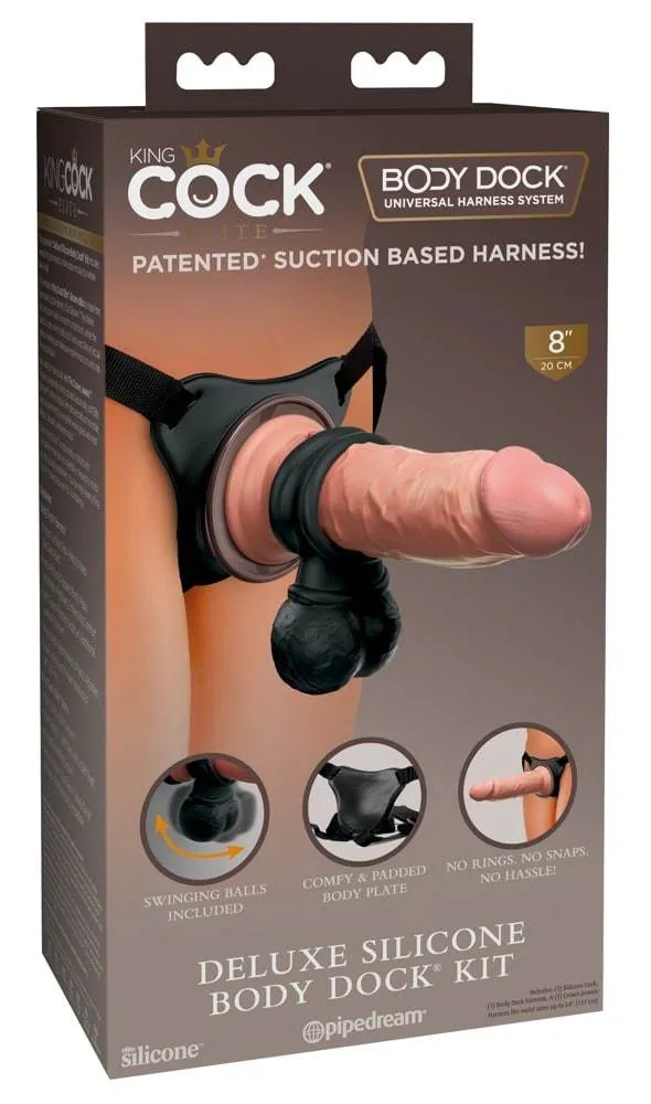 05469250000_verp King Cock Elite - Deluxe Silicone Body Dock Kit