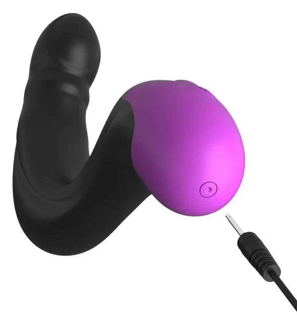 Anal Fantasy Elite - Hyper-Pulse P-Spot Massager: Perfekte Prostata-Stimulation Schwarz/Lila Anal Fantasy Elite - Hyper-Pulse P-Spot Massager: Perfekte Prostata-Stimulation Schwarz/Lila