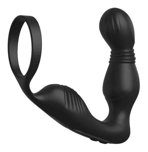 Anal Fantasy Elite Ass-Gasm Pro P-Spot Milker - Analvibrator mit Dammstimulator & Penisring Anal Fantasy Elite Ass-Gasm Pro P-Spot Milker - Analvibrator mit Dammstimulator & Penisring