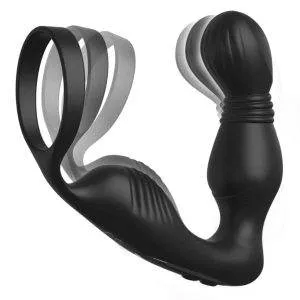 Anal Fantasy Elite Ass-Gasm Pro P-Spot Milker - Analvibrator mit Dammstimulator & Penisring Anal Fantasy Elite Ass-Gasm Pro P-Spot Milker - Analvibrator mit Dammstimulator & Penisring – Bild 3