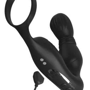 Anal Fantasy Elite Ass-Gasm Pro P-Spot Milker - Analvibrator mit Dammstimulator & Penisring Anal Fantasy Elite Ass-Gasm Pro P-Spot Milker - Analvibrator mit Dammstimulator & Penisring – Bild 4
