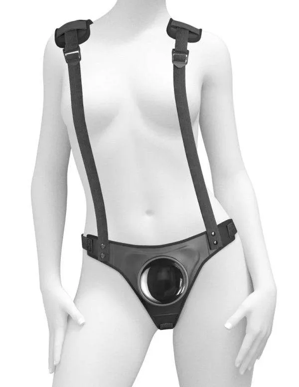 Body Dock Strap-On Suspenders - Komfortabler Umschnallgurt mit Silikon-Andockplatte Body Dock Strap-On Suspenders - Komfortabler Umschnallgurt mit Silikon-Andockplatte