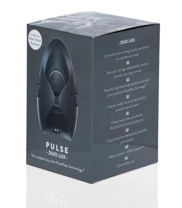 05500510000_verp Hot Octopuss Pulse Duo Lux - Masturbator mit PulsePlate Technology™ Dunkelgrau