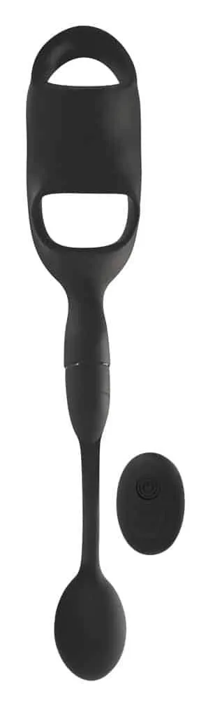 Rebel Cock Ring mit Vibro-Analplug - 10 Vibrationsmodi, kabellose Fernbedienung Rebel Cock Ring mit Vibro-Analplug - 10 Vibrationsmodi, kabellose Fernbedienung