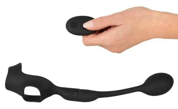 Rebel Cock Ring mit Vibro-Analplug - 10 Vibrationsmodi, kabellose Fernbedienung Rebel Cock Ring mit Vibro-Analplug - 10 Vibrationsmodi, kabellose Fernbedienung