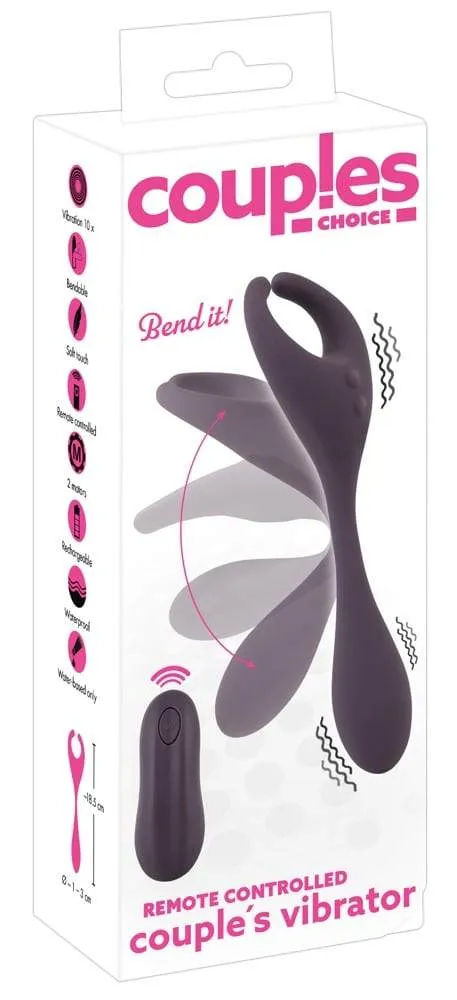 Couples Choice RC Flexi-Vib - Doppel-Vibrator mit 10 Modi