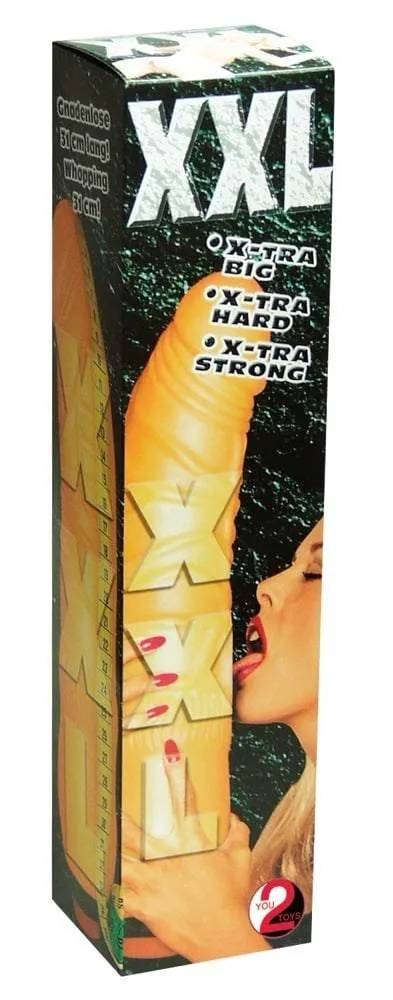 You2Toys Gigantischer Vibrator XXL - 31 cm lang, 6 cm Durchmesser (1 Stück)