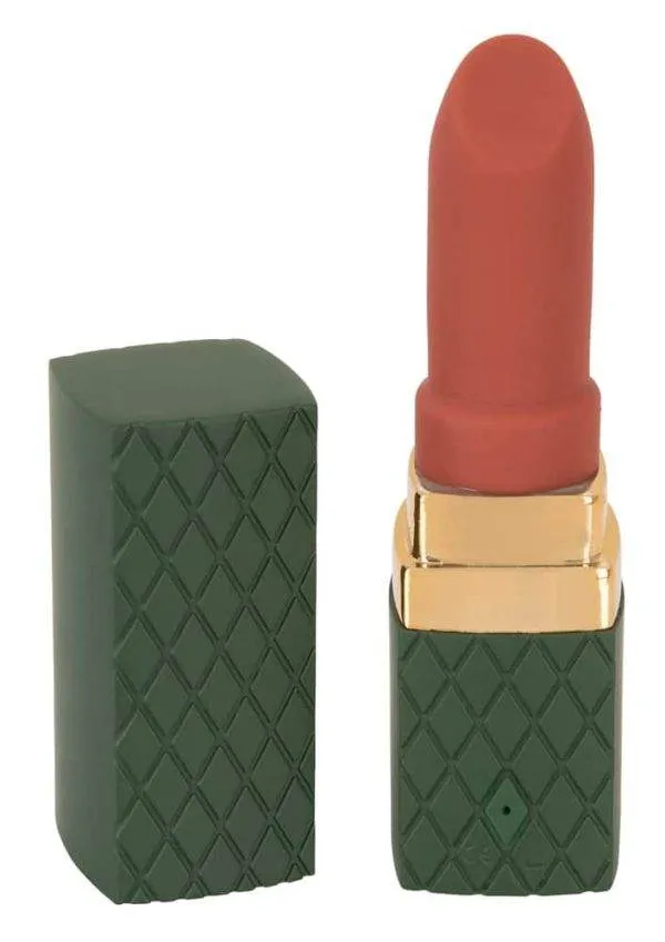 Emerald Love Lippenstift-Vibrator: Luxus-Minivibrator mit 10 Vibrationsmodi, Soft Touch-Spitze & wasserdicht Grün/Gold/Rot Emerald Love Lippenstift-Vibrator: Luxus-Minivibrator mit 10 Vibrationsmodi, Soft Touch-Spitze & wasserdicht Grün/Gold/Rot