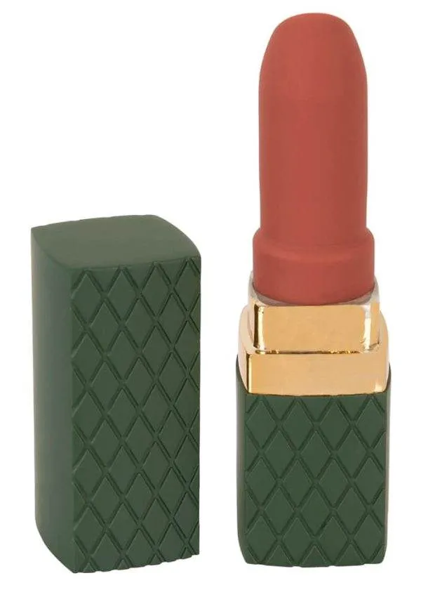 Emerald Love Lippenstift-Vibrator: Luxus-Minivibrator mit 10 Vibrationsmodi, Soft Touch-Spitze & wasserdicht Grün/Gold/Rot Emerald Love Lippenstift-Vibrator: Luxus-Minivibrator mit 10 Vibrationsmodi, Soft Touch-Spitze & wasserdicht Grün/Gold/Rot
