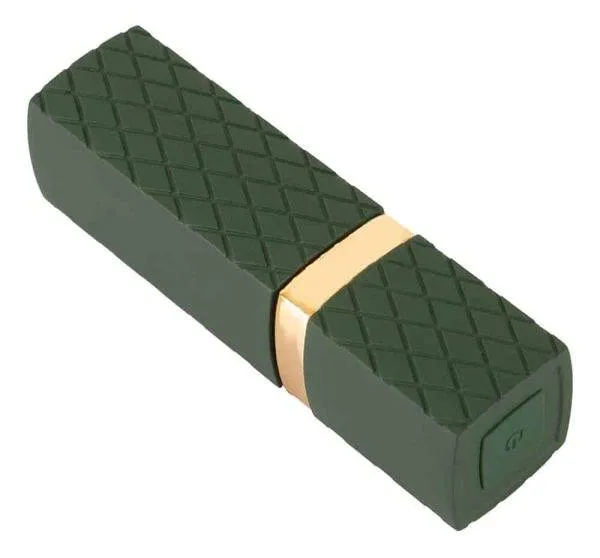Emerald Love Lippenstift-Vibrator: Luxus-Minivibrator mit 10 Vibrationsmodi, Soft Touch-Spitze & wasserdicht Grün/Gold/Rot Emerald Love Lippenstift-Vibrator: Luxus-Minivibrator mit 10 Vibrationsmodi, Soft Touch-Spitze & wasserdicht Grün/Gold/Rot