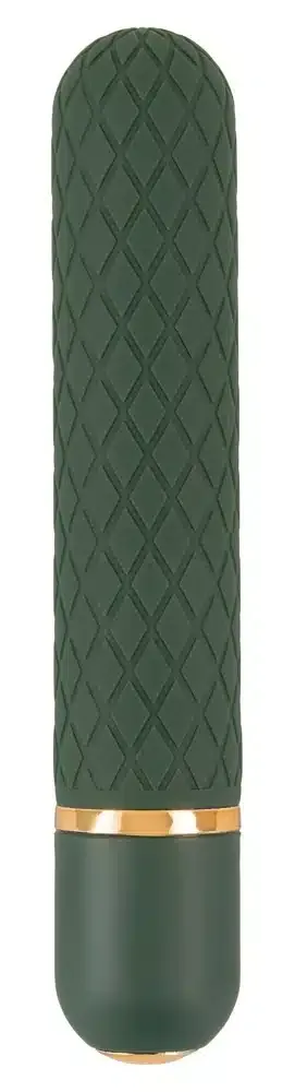 Emerald Love Luxus-Minivibrator: Diskret & wasserdicht Grün/Gold