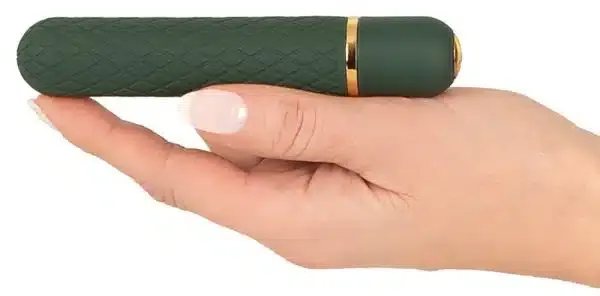 Emerald Love Luxus-Minivibrator: Diskret & wasserdicht Grün/Gold Emerald Love Luxus-Minivibrator: Diskret & wasserdicht Grün/Gold
