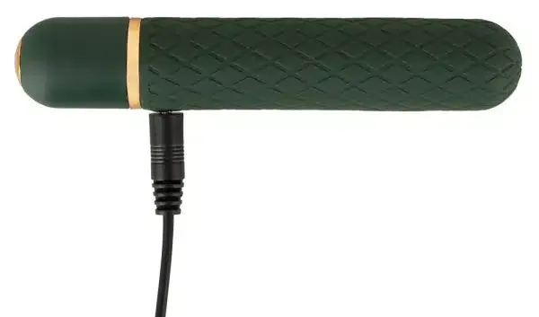 Emerald Love Luxus-Minivibrator: Diskret & wasserdicht Grün/Gold Emerald Love Luxus-Minivibrator: Diskret & wasserdicht Grün/Gold