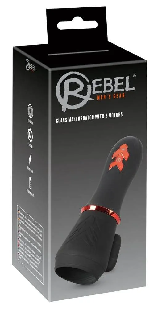 05519700000_verp Rebel Eichelvibrator - 10 Vibrationsmodi, handlich Schwarz/Rot