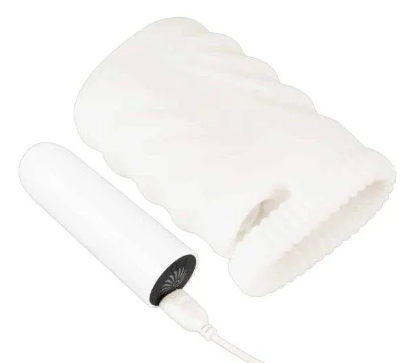 Stroker Super Soft Masturbator & Vibration - Perfekter Grip, 10 Vibrationsmodi
