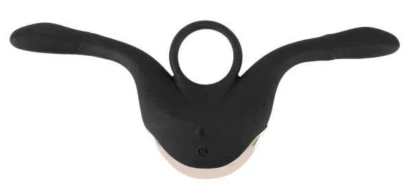 Couples Choice Paarvibrator - 10 Modi, 3 Motoren Schwarz/Silber Couples Choice Paarvibrator - 10 Modi, 3 Motoren Schwarz/Silber