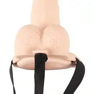 You2Toys Vibrating Strap-On Sleeve - Hohler Naturdildo mit Vibration You2Toys Vibrating Strap-On Sleeve - Hohler Naturdildo mit Vibration – Bild 4