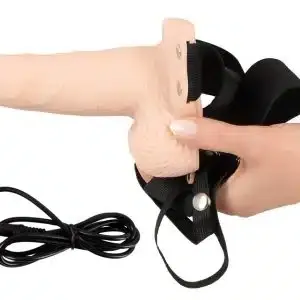 You2Toys Vibrating Strap-On Sleeve - Hohler Naturdildo mit Vibration You2Toys Vibrating Strap-On Sleeve - Hohler Naturdildo mit Vibration – Bild 5