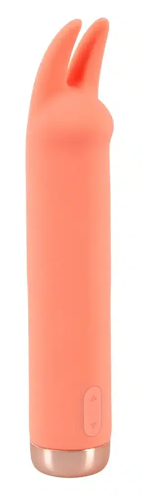 Peachy Mini Trickle Vibrator - Kompakter Spaß für unterwegs! Koralle/Gold