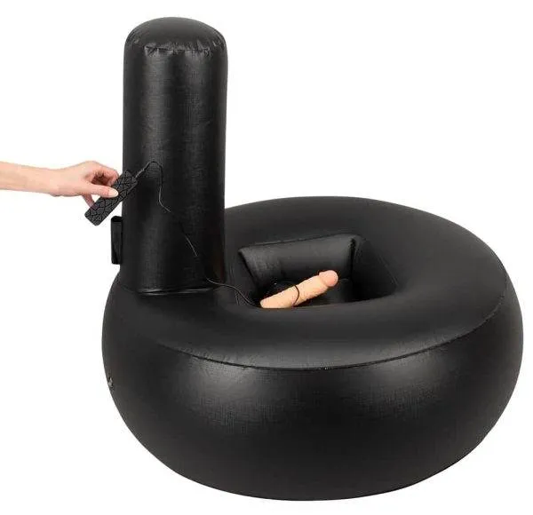 NMC Vibrating Lust Thruster - Aufblasbare Lustinsel mit Naturvibrator Schwarz/Hautfarben hell NMC Vibrating Lust Thruster - Aufblasbare Lustinsel mit Naturvibrator Schwarz/Hautfarben hell