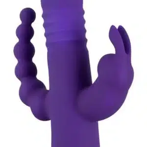 Sweet Smile Triple Thrusting V - Stoßvibrator mit Klitoris- und Analvibrator Sweet Smile Triple Thrusting V - Stoßvibrator mit Klitoris- und Analvibrator – Bild 2