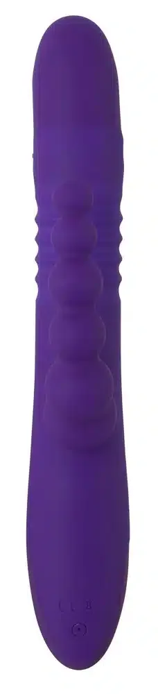 Sweet Smile Triple Thrusting V - Stoßvibrator mit Klitoris- und Analvibrator Sweet Smile Triple Thrusting V - Stoßvibrator mit Klitoris- und Analvibrator