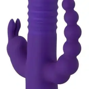 Sweet Smile Triple Thrusting V - Stoßvibrator mit Klitoris- und Analvibrator Sweet Smile Triple Thrusting V - Stoßvibrator mit Klitoris- und Analvibrator – Bild 5