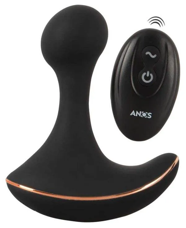 ANOS RC Prostata-Massagegerät Schwarz/Rosegold ANOS RC Prostata-Massagegerät Schwarz/Rosegold