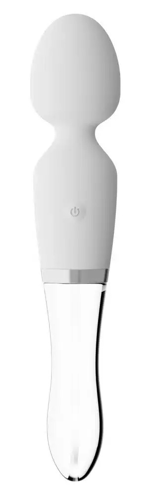 Liaison Wand - Edel eleganter Wand LED Vibrator Weiß/Transparent