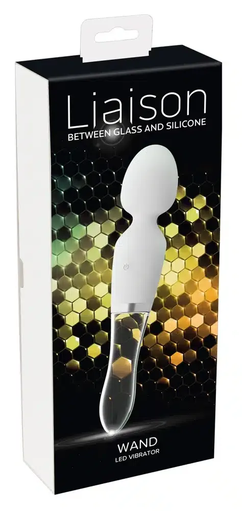 Liaison Wand - Edel eleganter Wand LED Vibrator Weiß/Transparent