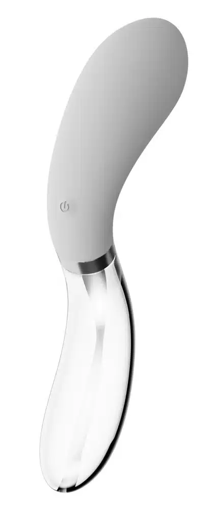 Liaison Curve - Edel eleganter Curve LED Vibrator Weiß/Transparent