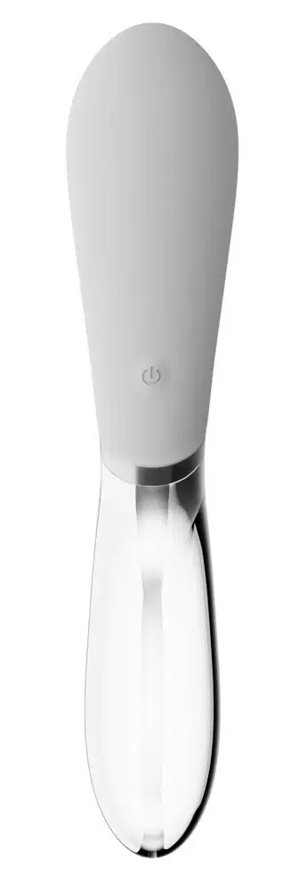 Liaison Curve - Edel eleganter Curve LED Vibrator Weiß/Transparent