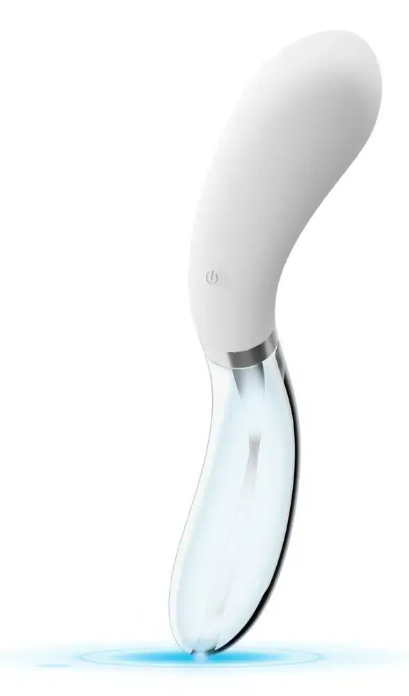 Liaison Curve - Edel eleganter Curve LED Vibrator Weiß/Transparent Liaison Curve - Edel eleganter Curve LED Vibrator Weiß/Transparent