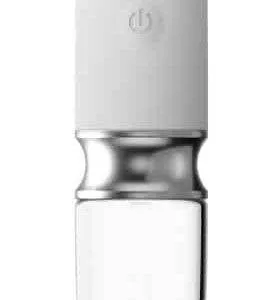 Liaison Straight LED Vibrator - Silikon & Glas, 10 Vibrationsmodi, wiederaufladbar Weiß/Transparent Liaison Straight LED Vibrator - Silikon & Glas, 10 Vibrationsmodi, wiederaufladbar Weiß/Transparent – Bild 3