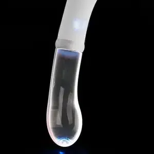Liaison G-Spot - Silikon-Glas Vibrator Weiß/Transparent Liaison G-Spot - Silikon-Glas Vibrator Weiß/Transparent – Bild 5