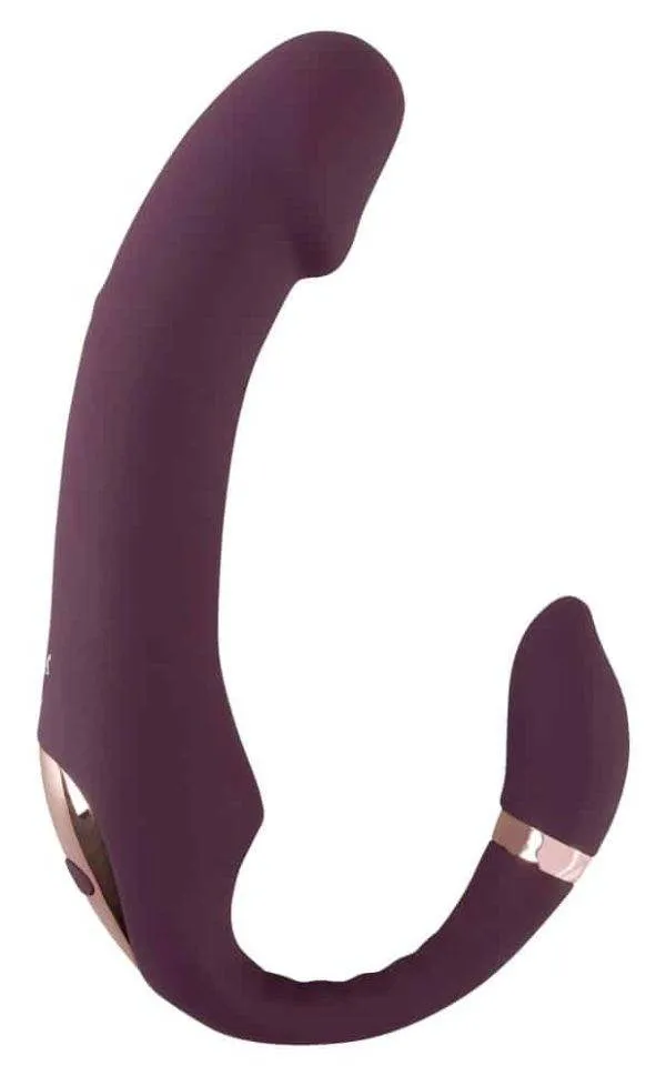 Javida Nodding Tip Vibrator - Doppelvibrator für Dual-Stimulation Lila/Rosegold