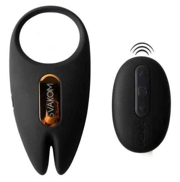 SVAKOM Winni 2 - Vibro-Penisring mit App-Steuerung Schwarz/Gold SVAKOM Winni 2 - Vibro-Penisring mit App-Steuerung Schwarz/Gold