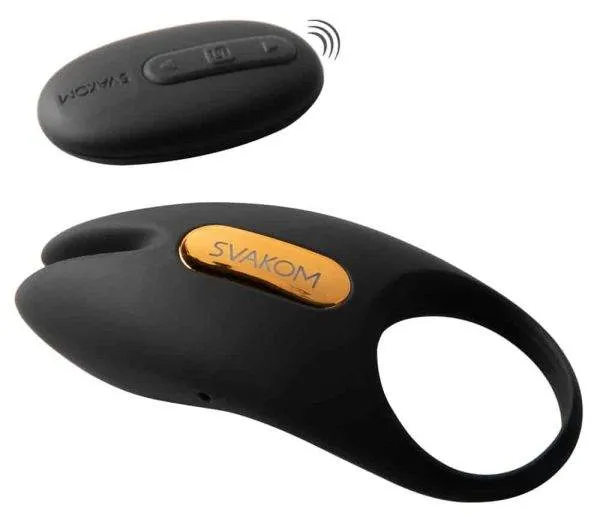 SVAKOM Winni 2 - Vibro-Penisring mit App-Steuerung Schwarz/Gold SVAKOM Winni 2 - Vibro-Penisring mit App-Steuerung Schwarz/Gold