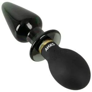 ANOS Double-Ended Vibro-Analplug - Silikon & Glas ANOS Double-Ended Vibro-Analplug - Silikon & Glas – Bild 5