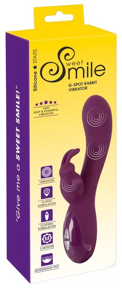 Sweet Smile G-Spot Rabbit Vibr - Flexibler Rabbitvibrator