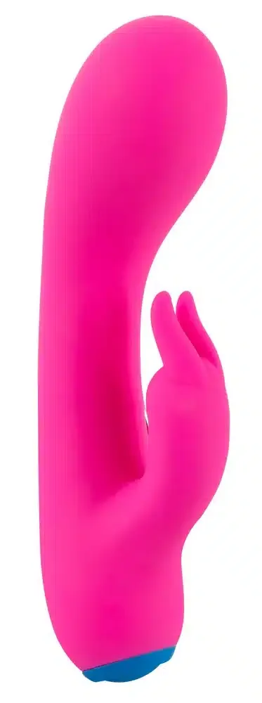 bunt. Kraftvoller Rabbit Vibrator - Intensive Stimulation Pink/Blau