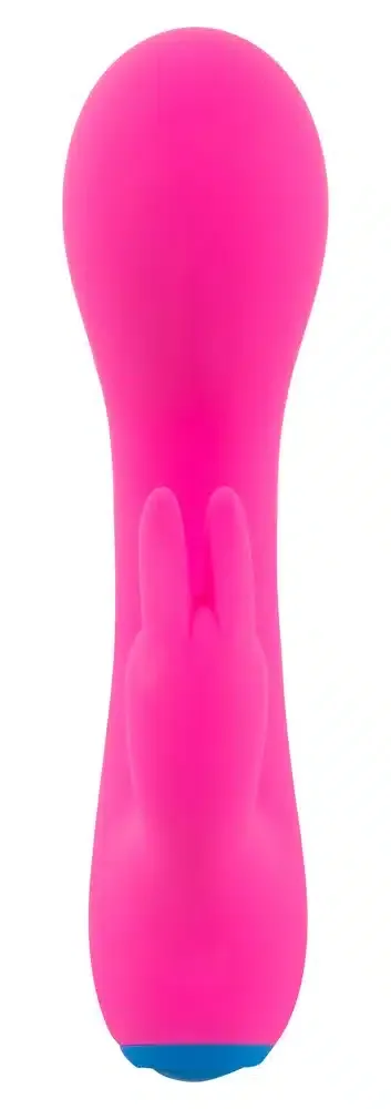 bunt. Kraftvoller Rabbit Vibrator - Intensive Stimulation Pink/Blau