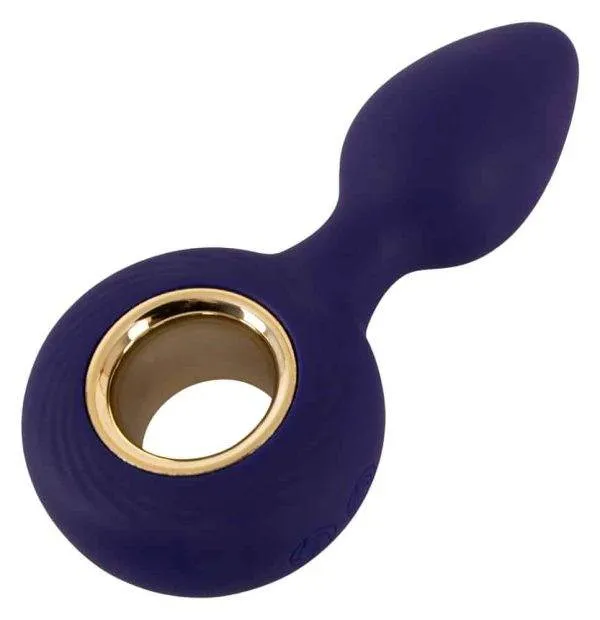 Sweet Smile Analplug mit 12 Vibrationsmodi Lila/Gold Sweet Smile Analplug mit 12 Vibrationsmodi Lila/Gold