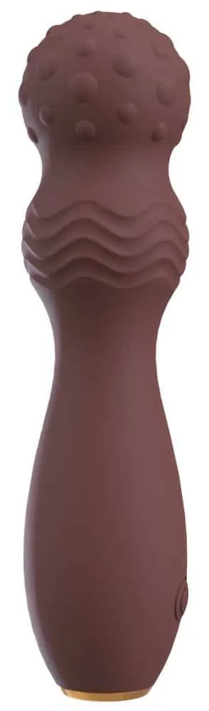 You2Toys Hazel Vibrator - Flexibler Kopf, 10 Vibrationsmodi, Samtig-seidige Oberfläche Braun/Gold You2Toys Hazel Vibrator - Flexibler Kopf, 10 Vibrationsmodi, Samtig-seidige Oberfläche Braun/Gold